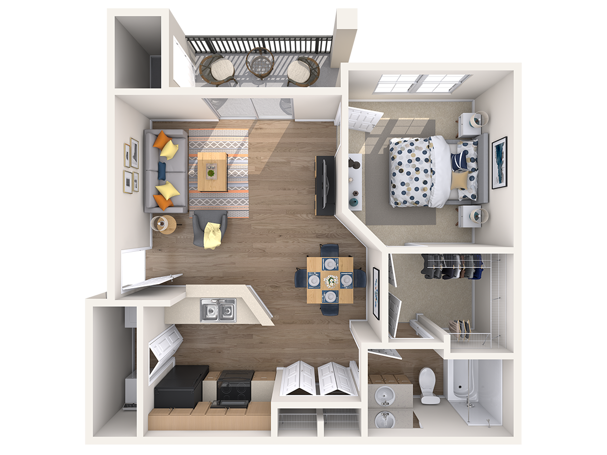 Laurel Renovated floor plan