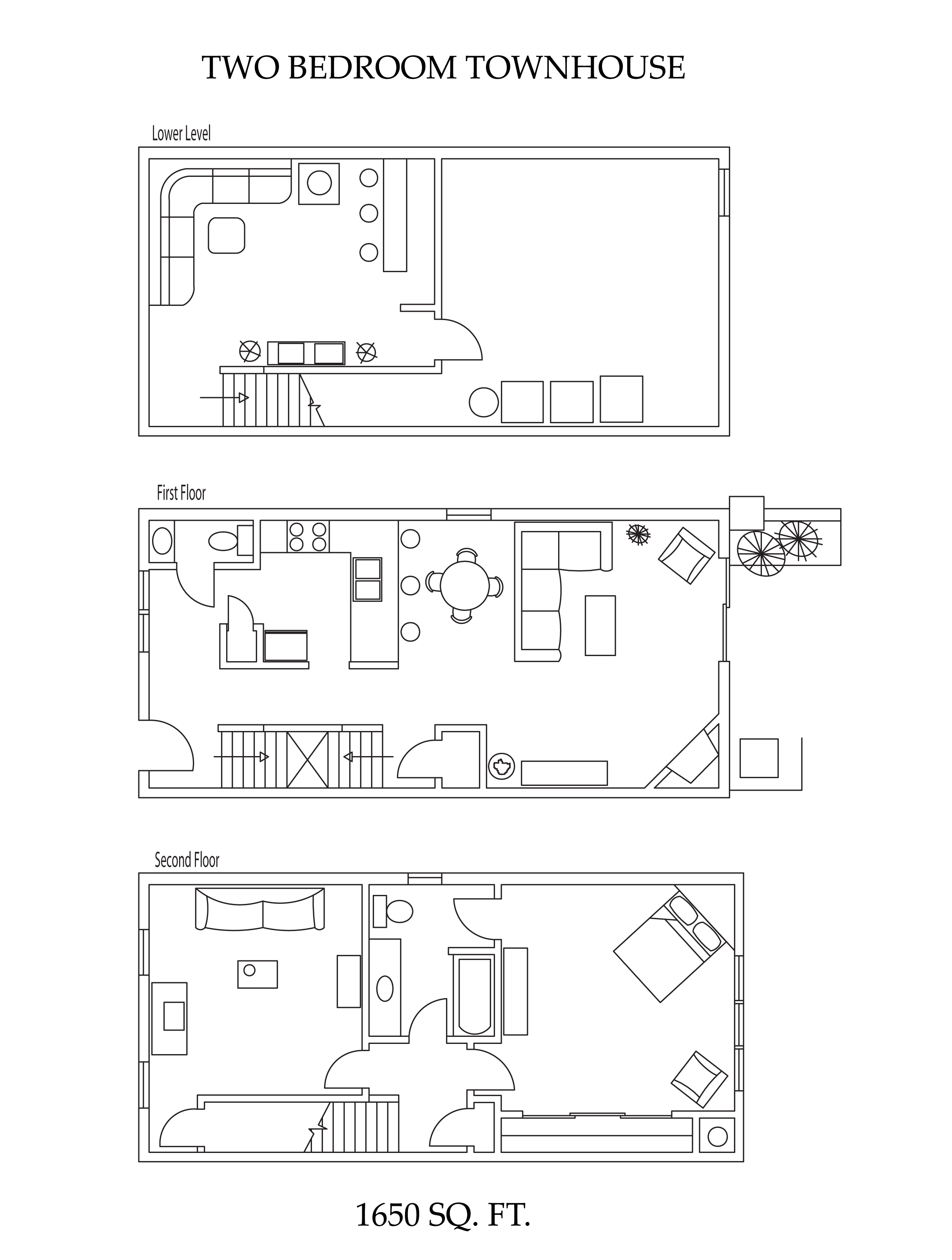 Oak floor plan