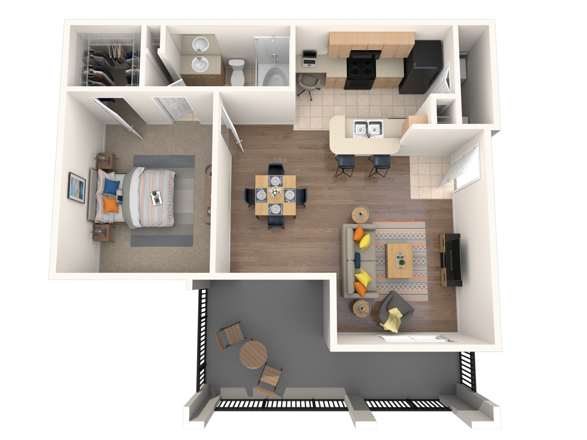 Acorn Lodge Renovated floor plan