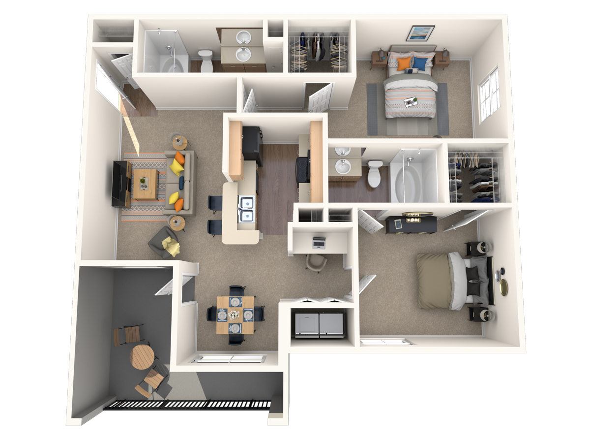 Wildwood Lodge Renovated floor plan