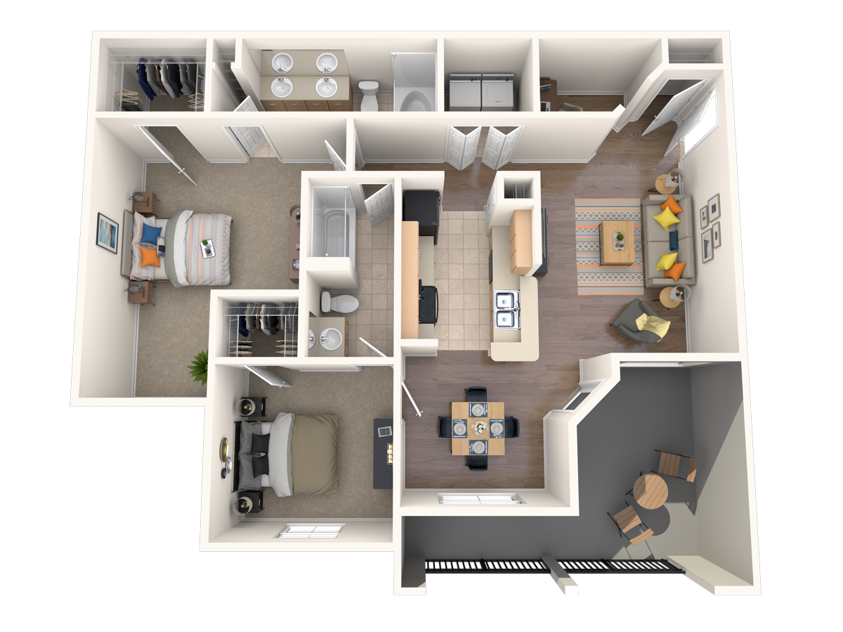 Grand Timber Lodge Renovated floor plan