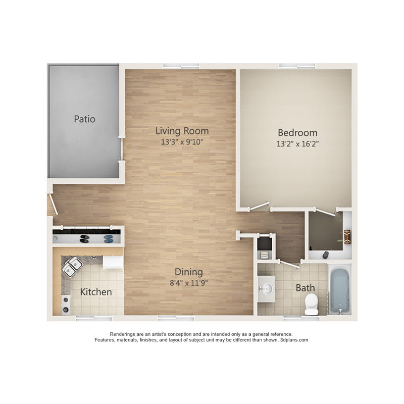 Ascott Renovated floor plan