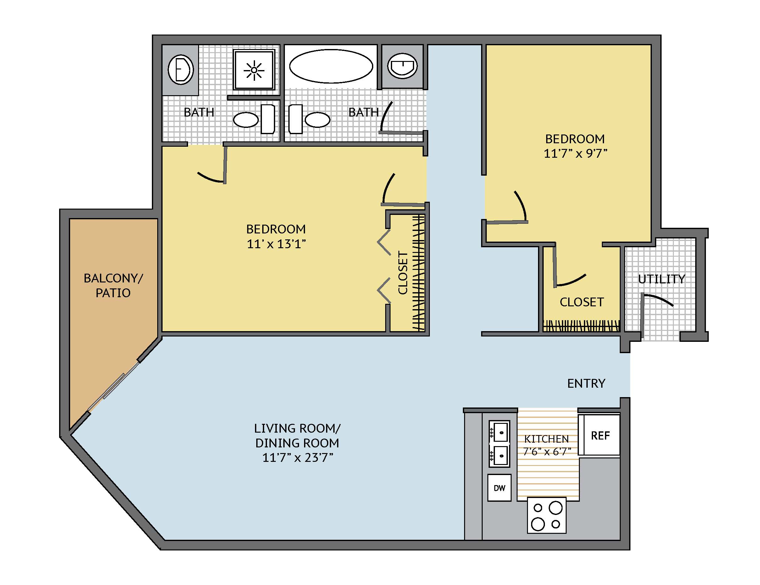 Gardenia Renovated floor plan