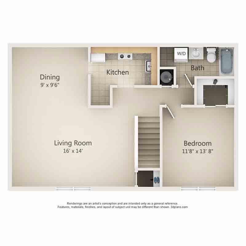Ascott Renovated floor plan