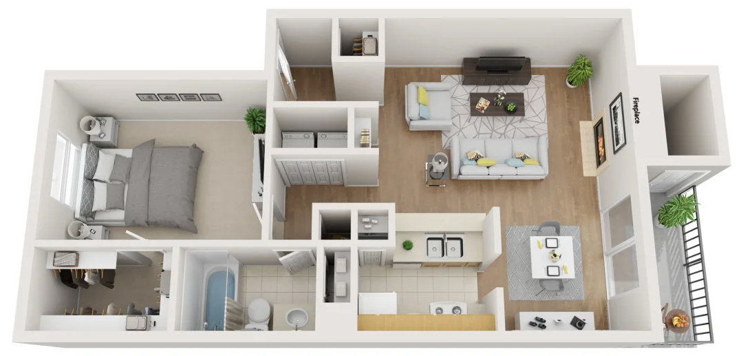 A2 floor plan