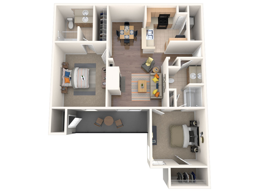 Aspen Renovated floor plan