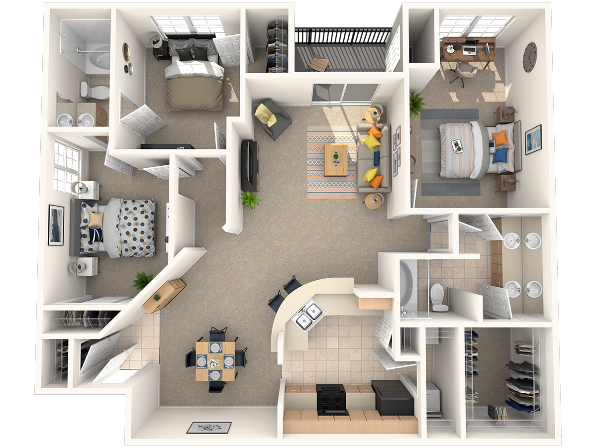 Magnolia Renovated floor plan