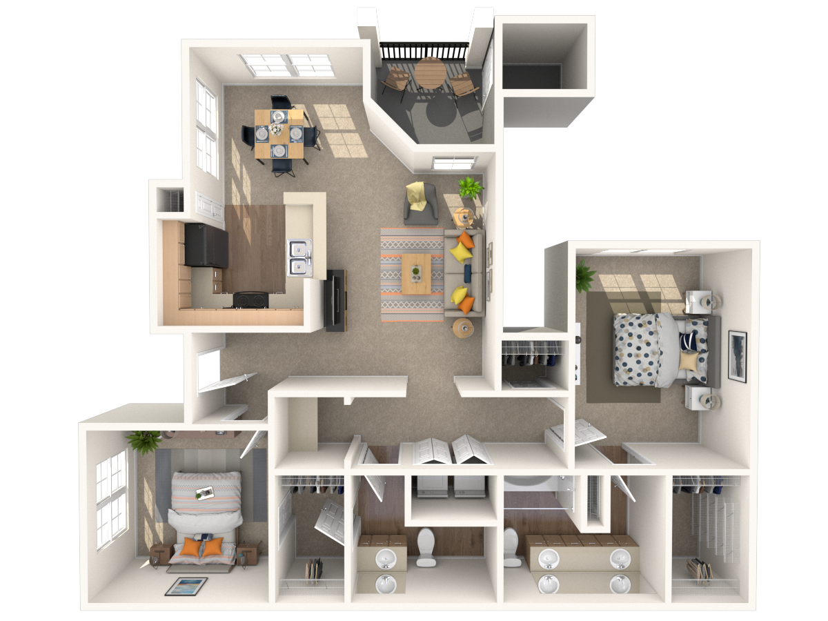 Inglenook I floor plan