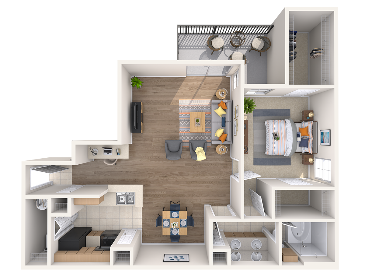 Birch Renovated floor plan