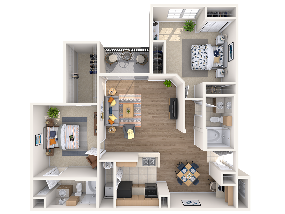 Cambridge Renovated floor plan